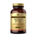 Solgar Triple Jakost Omega 3 950 mg - 50 Softgels - Podpira Joint & Skin Health - Non-GMO, Gluten Free, Dairy Free - 50 Serving