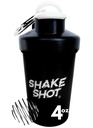 Črna - 4oz Mini Shaker steklenica za pred vadbo, Kreatin, majhne Scoop dopolnila (Ni za beljakovine) Slip & Shaker kroglica