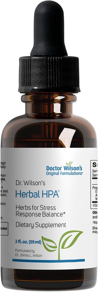 Dr. Wilson's Herbal HPA 2 Ounces Adaptogene zelišča za adrenalno podporo in dnevno uporabo
