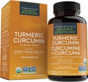 Viva Naturals Kurkumin, 1500 mg, 120 tablet – s črnim poprom za absorpcijo – za skupno podporo in celično obrambo