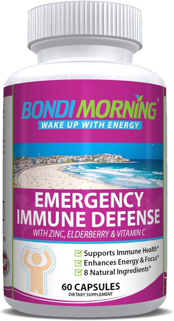 Nujna Imuniteta Podpora Vitamini – Vitamin C z cinkovimi tabletami + Elderberry Extract imunski sistem odziv, Prebavno zdravje, energija, in fokus, 60-Count