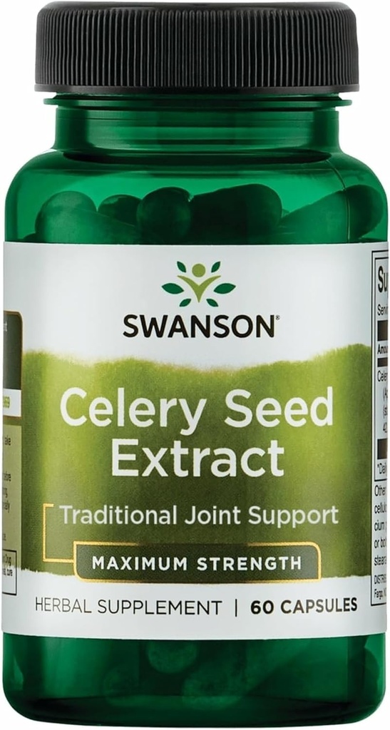 Swanson Superior Zelišča - ekstrakt semena zelene - največja jakost - 150 mg 60 kapsul