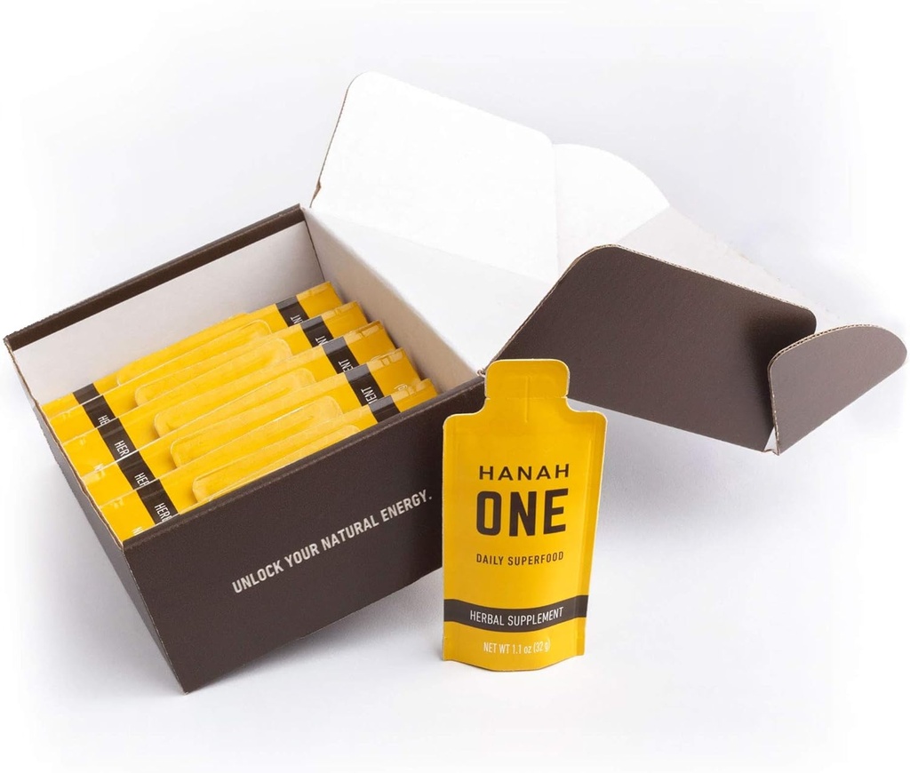 Hanah ONE Go-Pack - Ayurvedska superhrana dopolnilo - imuniteta, jasnost, Stamina - 12 potovalnih paketov