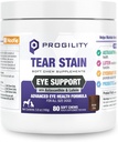 Nootie Progility Tear Stain dodatek za pse, Napredno Eye Health Formula, Pomaga minimizirati Tear Stains, 80 Chews, Prodano v več kot 5000 Vet klinikah in hišnih trgovinah po svetu
