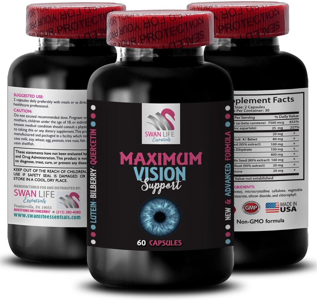 Sharp perception - EYE VISION DOPOLNILO - Kristalna jasnost vida, Jasnost oči, Prednost ostrenja, Osredotočen pogled, Okrepljen vid, Pospešek vida, Jasno objektiv, Svetli prizori, Podrobni pogled, Sharp podrobnosti 1 Steklenica 60 Kapsule