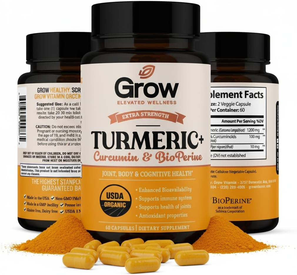 Gojenje Vitamin Curcumin+ Ultra: Organska mešanica visokopoteznosti 