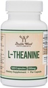 L-Theanine 200mg dvojna moč - podpira zdravo spanje odziv in sprostitev - 120 kapsul (Tretja stranka testirana, Gluten Free, Vegan) z dvojnim lesom
