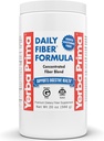 Yerba Prima Daily Fiber Formula - 20 oz Powder - nearomatična, koncentrirana mešanica topen / netopen, Psyllium Seme Husks, Acacia Gum, Apple Fiber za razsutem stanju - prehranska dopolnila za povečanje prostornine - Rednost