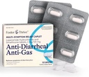Foster & Trive Loperamid Hidroklorid in Simetikon Anti-Diarrheal Anti-Gas Multi-Simptom Relief, 48 Kapleti, Zdravljenje driske, plina, napenjanje, Cramps & Tlak, 12 Kapleti (Pack z dne 4)