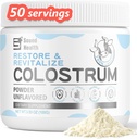 SoundHealth Colostrum dopolnilo v prahu za ljudi - organski goveji kolostrum dopolnilo za Gut zdravje, rast las, lepoto, in imunske podpore - nearomatizirana (146g)