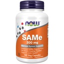 NOW Food Supplements, SAME (S-Adenosyl-L-Metionin)200 mg, Podpora za živčevje*, 120 Veg kapsul