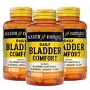 Mason Natural Daily Bladder Comfort, 30,Day Supply, s kalcij, bučno seme, in Soy Germ za podporo normalne funkcije mehurja, 60 kapsul (paket 3)