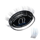 Lashify Curl 12mm Gossamer trepalnice razširitve ponovno napolnite v Ombre Blue, Easy DIY Lažne las za naravni videz