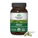 ORGANIC INDIA Neem Leaf Capsules - Herbal Supplement, Supports Skin & Immune Health, Vegan, Gluten Free, USDA Certified Organic - 90 Count