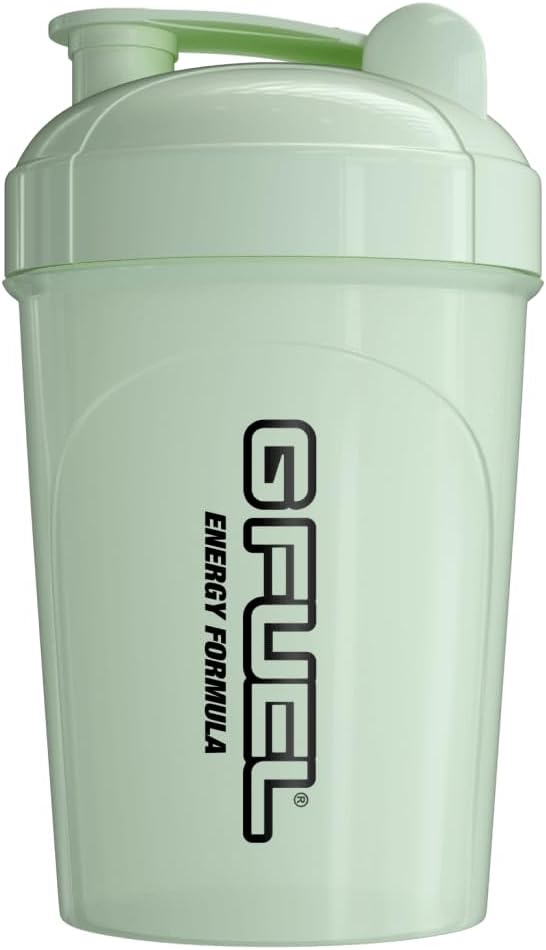 G Gorivo Glow-In-The-Temni Shaker steklenica, pijača mešalnik za pred vadbo, Beljakovinski stresalnik, Smoothie Mix, Meal zamenjava Shake, Energy Powder in več, Blender Cup, Prenosni sef, BPA brez plastike - 16 oz