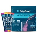 DripDrop Hydration Packets - Bold Variety Pack - eno serviranje Elektroliti v prahu pijača Mix - Watermelon, Berry, Lemon, Orange - Non-GMO, Gluten Free, Vegan - 32 palice