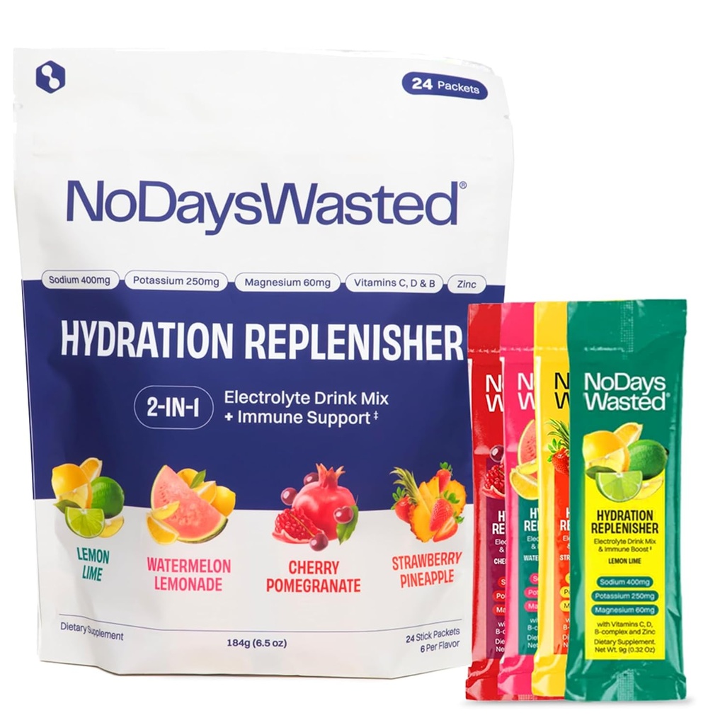Brez dni odpadle hidracije Replenisher Elektrolitski nadomestek Packets