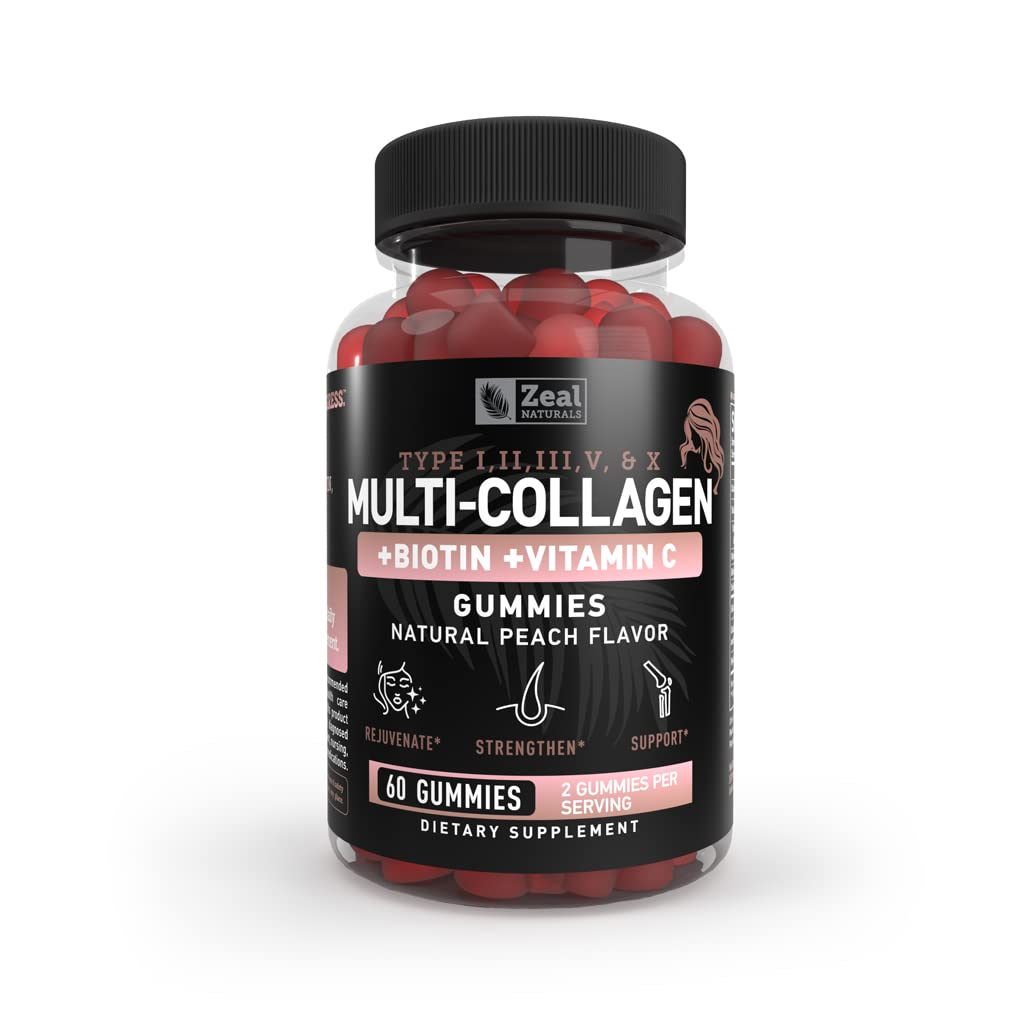 Več kolagenskih peptidov (1, 2, 3, 5 in 10) + vitamin C + biotin + hialuronska kislina 