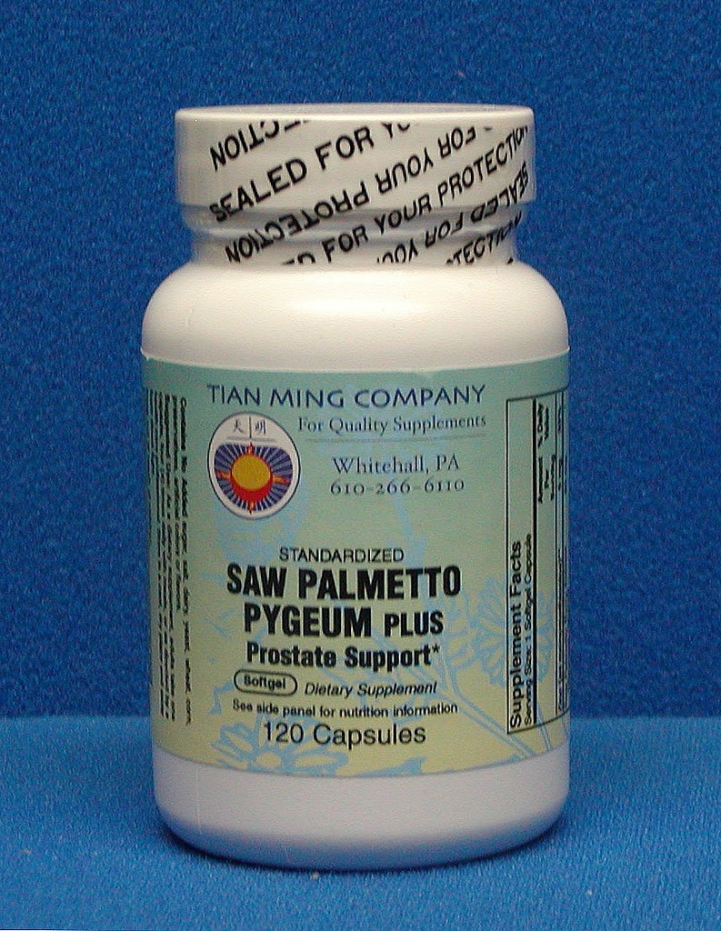 Podpora prostate Saw Palmetto Pygeum Plus in več 120 Softgels