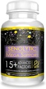 ACTIF Senolitična podpora s 15+ Napredni dejavniki – Non-GMO, Fast-Acting, Made in USA, 60 Count