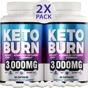 (2 paket) Keto Diet Pills - Napredno hujšanje - Keto dodatek za ženske in moške - Apple Cider Vinegar - Keto ACV Gummies Gummy - Izdelano v ZDA