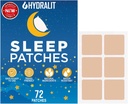 Spalni obliži za odrasle Dodatna moč Pomoč za spanje Patch Melatonin Počivajoče noči Time-Released Formula Skin Jet Lag Potovanja Prijazna Zadnja noč Moški in ženske Boljše jutro 72 Pack