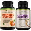 Baza narave Kurkuma in ingver 60 ct + glukozamin hondroitin 90 ct