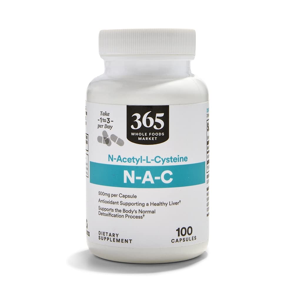 365 po celotnem trgu živil, N-acetil L-Cysteine 500mg, 100 Število