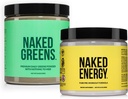 NAKED Veganski energizacijski paket Unflavored Energy Nutrition Super Greens Powder Organic Greens dodatek