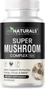 MINATIVNE GOBE Kompleksna kapsula - Levja griva, Reishi, Cordyceps, Chaga, Turčija rep, Maitake - dopolnilo pravo sadno telo - 10 v 1