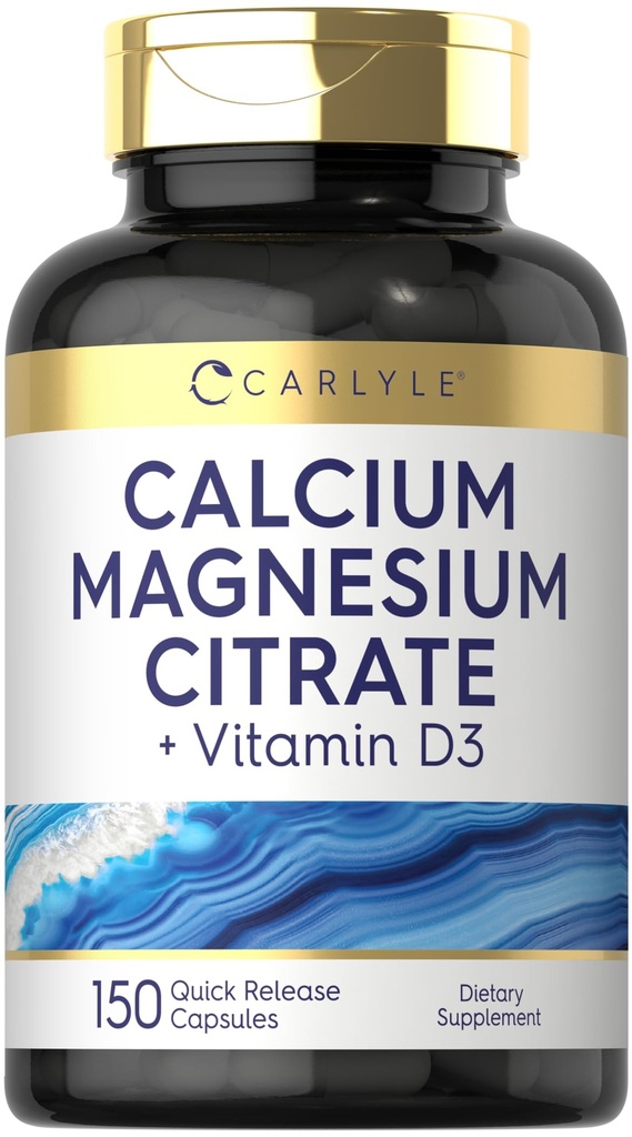 Carlyle kalcijev magnezijev citrat z vitaminom D3 