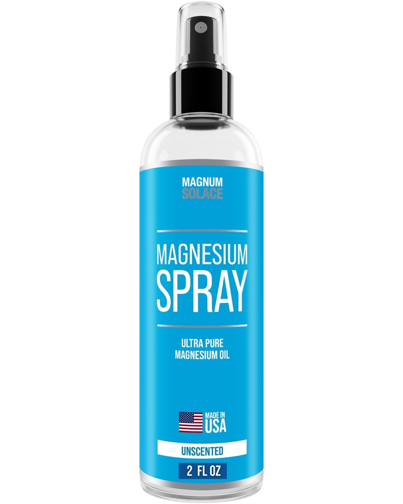 Magnezij Spray - USP stopnja čisto magnezijevo olje Spray - Izdelano v ZDA Od leta 2008, 2 oz