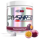 EHP Labs OxyShred Pre Workout Powder & Shredding Supplement - Preworkout Powder z L Glutamin & Acetil L Karnitine, Energy Boost Drink - Pasijonka, 60 Strežnice