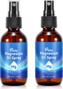 Topično magnezijevo olje Spray, čisto magnezijevo olje Spray za noge, 100% čista, hitra absorpcija - Naravni vir z močno mešanico eteričnih olj 2.02 fl oz (2 Fl Oz (Pack of 2))
