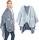 Bcareseld dvojno Sided Nositi Blaket Ultra mehko Flannel Shawl Blaket, Obrnljiva Odeja, z žepek, za ženske in moške