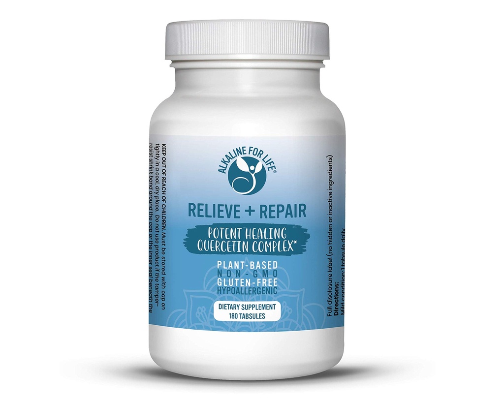Release + Popravila Quercetin 1000mg, Granatni sok v prahu, OPC Antioksidanti dodatek - Pure Quercetin Dihidrat -Priporočen obrazec za biorazpoložljivost (180 Enostavno za pogoltniti Tabs)