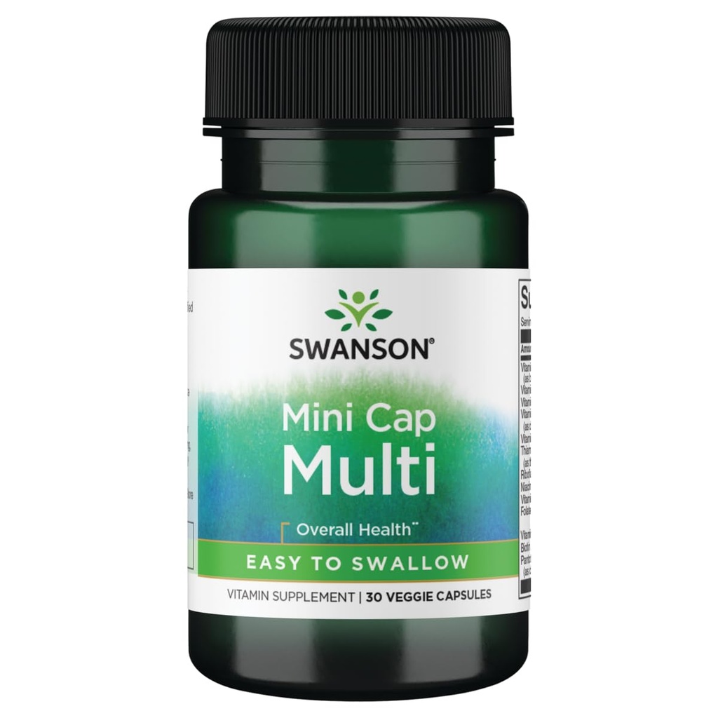 Swanson Daily Multivitamin brez mineralov 30 Veg kapsule