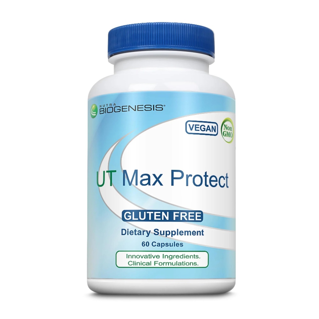 Nutra Biogenesis UT Max Protect - D Mannose dopolnila za ženske, Cranberry tablete za čiščenje in mehur za sečilne traktate, 500mg D-monoza na serviranje - 60 Veggie kapsule