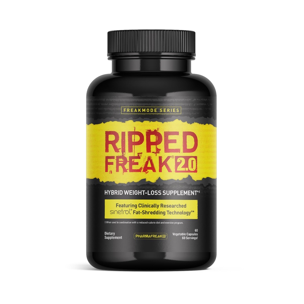 Pharmafreak RIPPED FREAK 2.0 - Hibridni Hujšanje - ZDA - 60ct