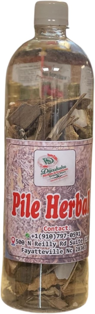 Pile zelišča (Agbo Jedi) Tradicionalni zeliščni dodatek, Plastična steklenica