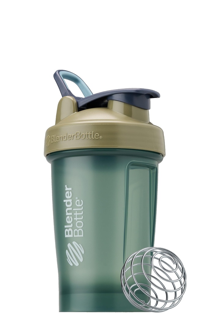 BlenderBottle Classic V2 Shaker steklenica kot nalašč za beljakovinske Shake in pred vadbo, 20oz, polno barvno Tan