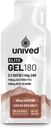 Unived Elite Gel 180-2:1 Razmerje preprostih in kompleksnih ogljikovih hidratov z Beta Alanine & Essential Electrolytes - za vzdržljivost Athletes Runners & Cyclists - 180kcal - Cocoa Sea Salt - 50mg Caffeine - Paket 6