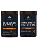 Ancient Nutrition Kost Broth Protein Powder, soljena karamela, 20 Serving + Kost Broth Protein Powder, Čokolada, 20 Serving