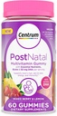 Centrum postnatalne multivitaminske žvečilke z biotinom in DHA, mešane jagodne in limonske arome - 60 Štetje, 30 dan dobave