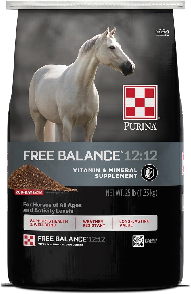 Purina Živalska prehrana Brezplačno ravnotežje 12-12 Dodatek 25lb 25