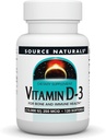 Vir Naturals Vitamin D-3, Podpira zdravje kosti in imunskega sistema*, 250 μg (10. 000 i. e.) - 120 Softgels