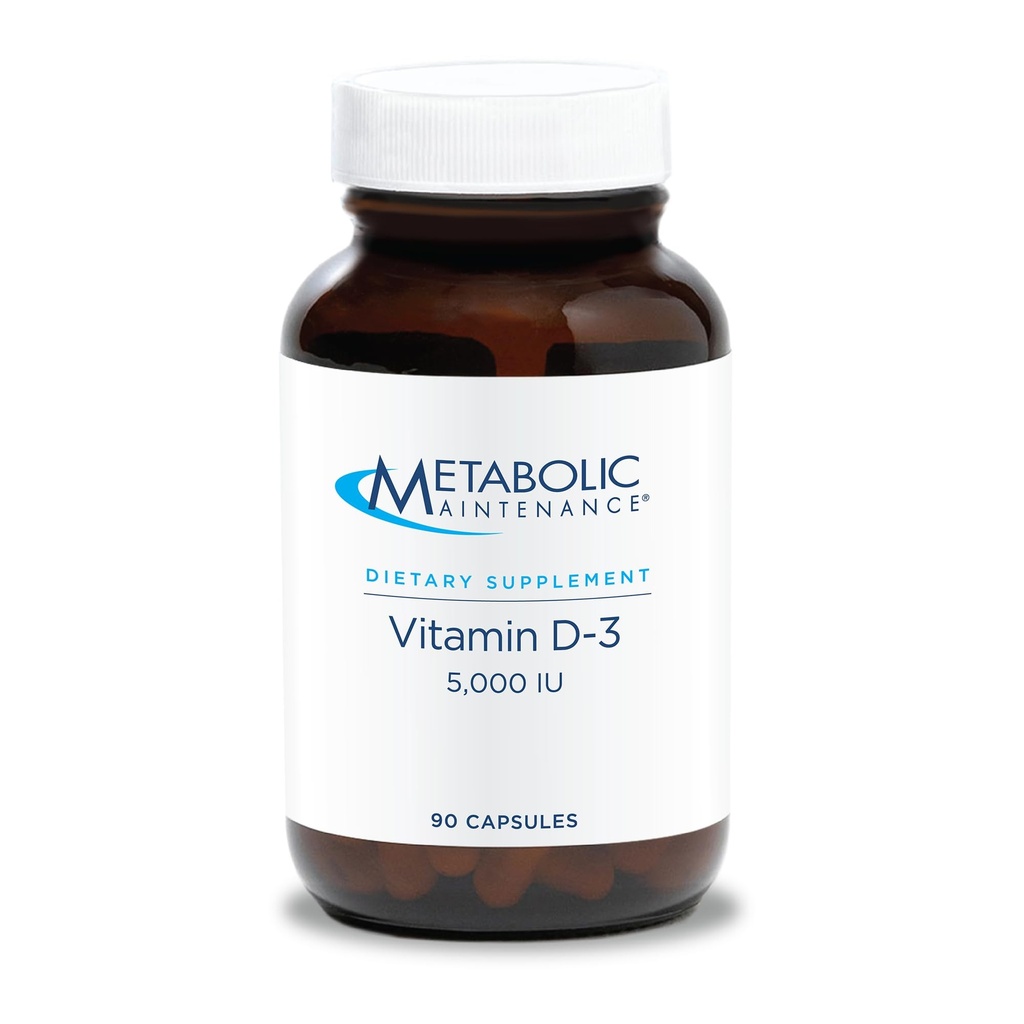 Presnovno vzdrževanje Vitamin D3 5000 i.e. - Vrhunska absorpcija Čisti vitamin D3 in vitamin C - ekstra močna kost, Imunska, Mood + kardiovaskularna podpora Dopolnilo, Brez polnil (90 kapsul softgel)