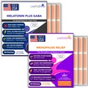 Menopause Relief in melatonin Patch Patch Bunde - 2 paketi - vroče bliskavice, nočno potenje, Mood Swingers Relief Plus Pomirjujoče spalne obliže - 30 dnevna dobava na paket (60 obližev) - ZDA Narejeno iz življenja v sijaj