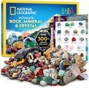 Kolekcija National Geographic Rock Box za otroke – 300+ Garnitura Gemstones in kristalov vključuje geodete in prave kristale, skale in minerale, znanstveni komplet za otroke, geološko darilo za fante in dekleta