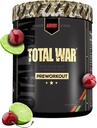 REDCON1 Total War Pre Workout, Cherry Lime - Beta Alanine + Citrulin Malate Vegan & Keto prijazno Preworkout za moške in ženske s 320mg kofeina (50 strežbi)